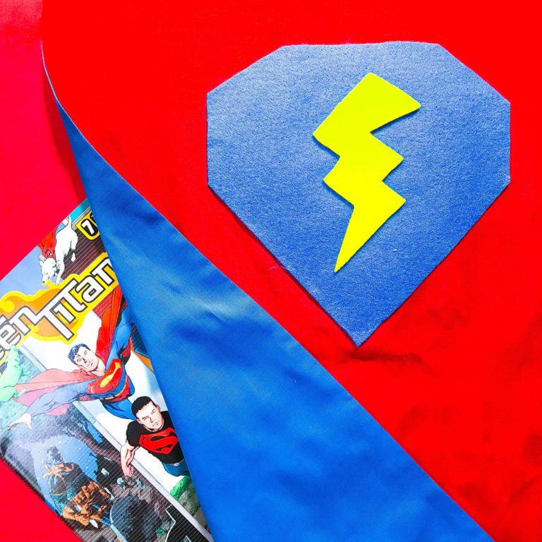 Superhero Workshop Cape with Spiderman and Teen Titans