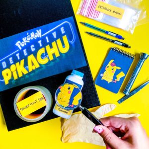 Detective Pikachu DIY Detective Kit with Hand and Magnifying Glass