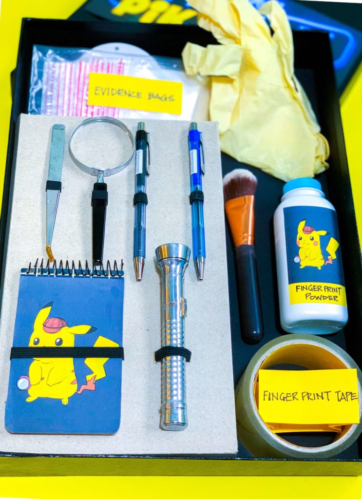 Detective Pikachu DIY Detective Kit Close Up