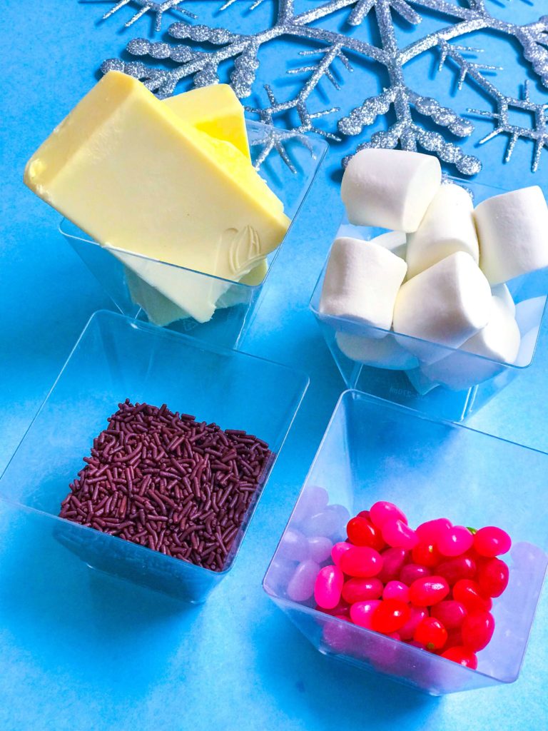 DIY Olaf Marshmallow Snowman Ingredients