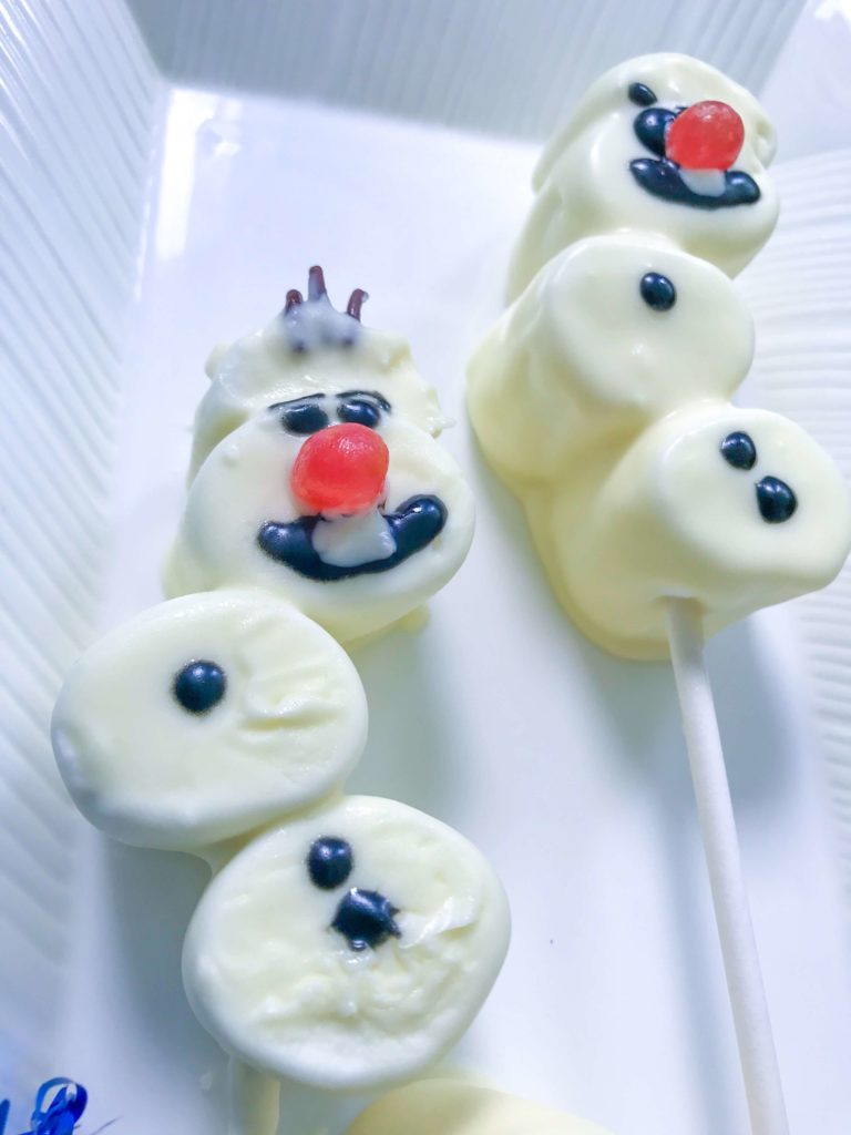 DIY Olaf Marshmallow Snowman