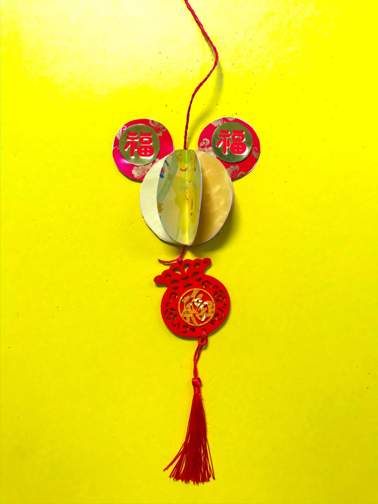 PositiveLeePeilin - Mickey CNY DIY Craft with Tassel