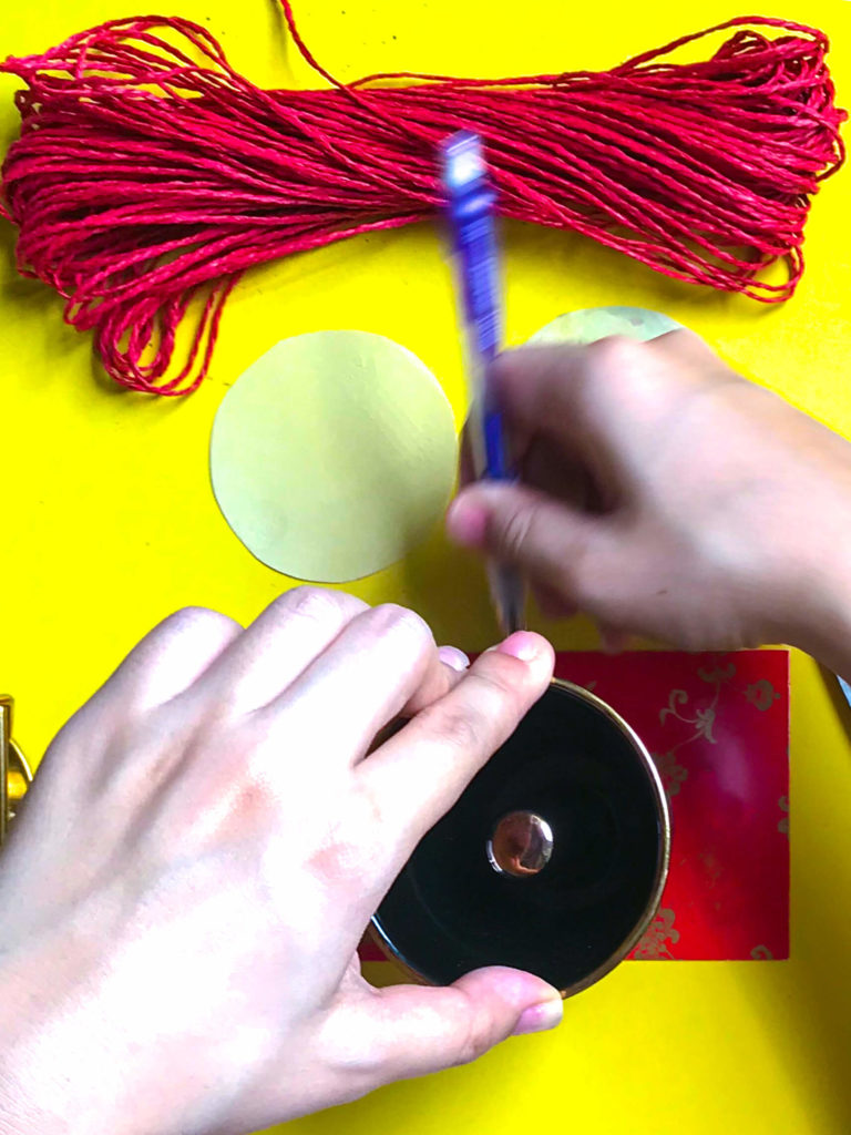 PositiveLeePeilin - Mickey CNY DIY Craft Tracing