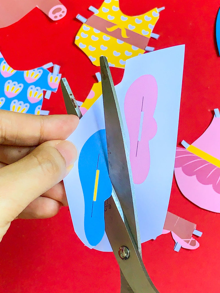 PositiveLeePeilin - DIY Craft Bear Paper Doll